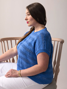 Perrin knit in Berroco Pima Soft