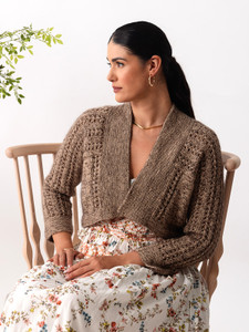 Heartleaf knit in Berroco Vintage Sock & Berroco Aerial