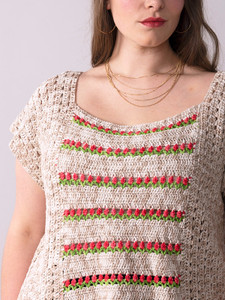 Azalea Buds crocheted in Berroco Tillie