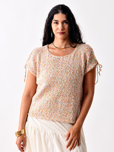 Enid Tee knit in Berroco Paperie