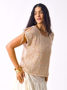 Enid Tee knit in Berroco Paperie