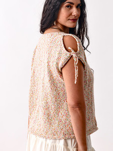 Enid Tee knit in Berroco Paperie
