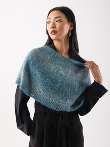 Gazette knit in Berroco Aerial Dégradé & Aerial