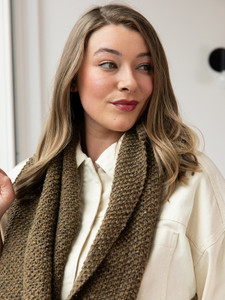 Aldis knit in Berroco Millstone Tweed