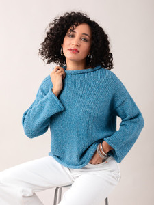 Rainham knit in Berroco Emberstone