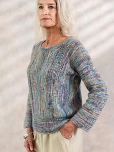 Amelia knit in Berroco Vellina & Aerial