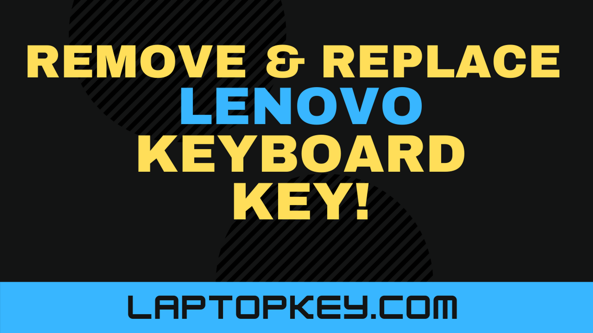 How To Remove Replace Lenovo Ideapad Individual Laptop Keyboard Keys