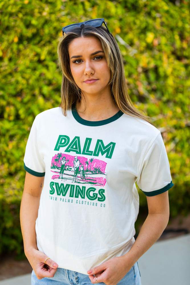 Men's Green Country Club T - Twin Palms Clothing Co. - Desert