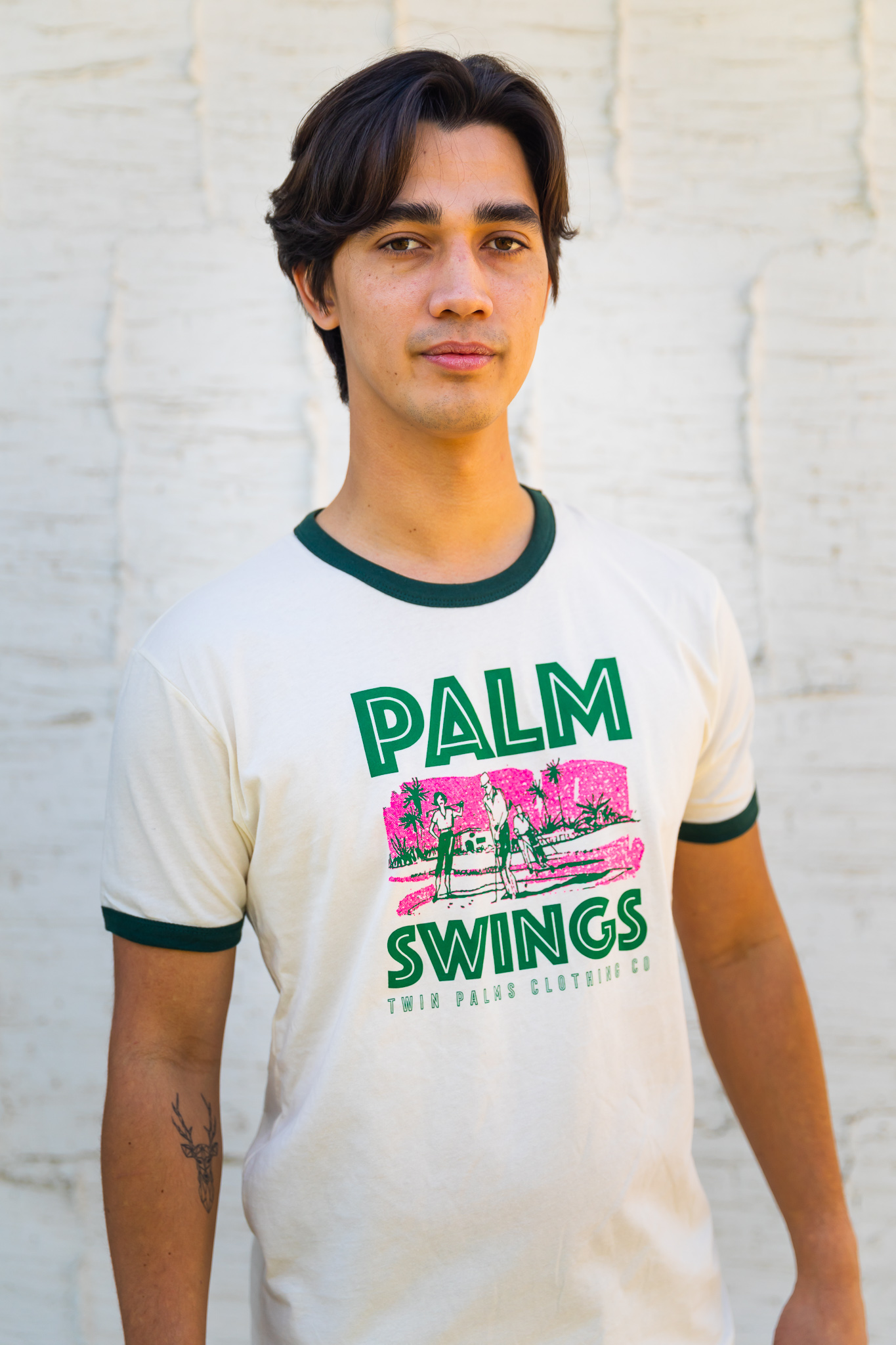 Men's Green Country Club T - Twin Palms Clothing Co. - Desert
