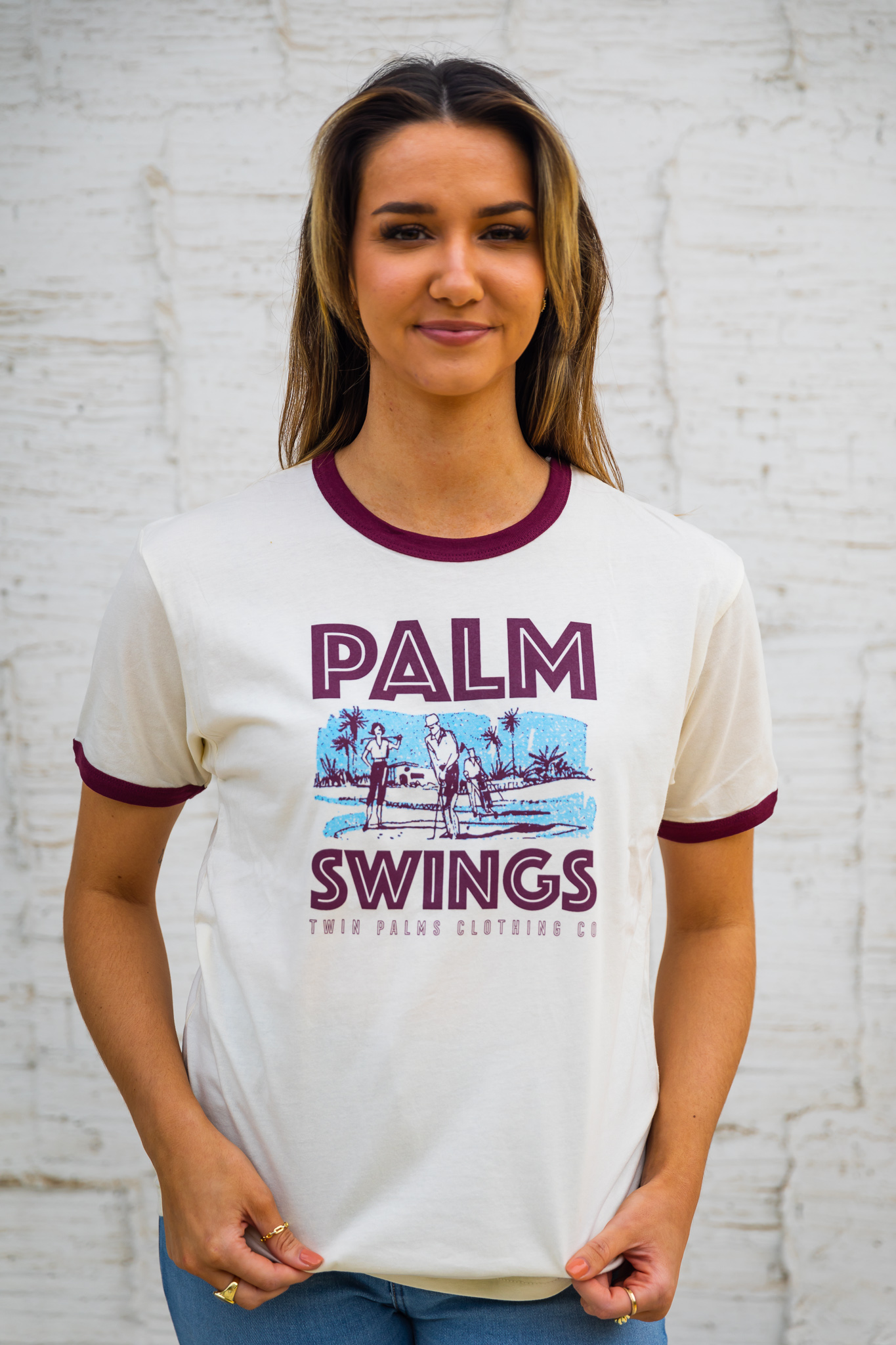 Men's Green Country Club T - Twin Palms Clothing Co. - Desert