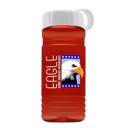 20 oz. UpCycle rPET Bottle With Tethered Lid