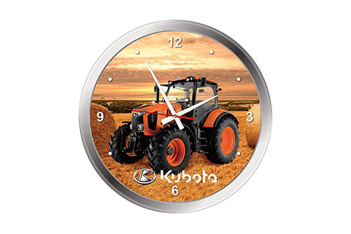 USA Made 14" Metal Case Clock