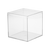 4" x 4" x 4" Clear Plastic Box
