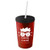 16 oz. Sentinel Acrylic Tumbler with Lid and Straw