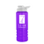 Salute - 24 oz.Transparent Bottle with Drink-Thru Lid