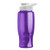 Poly-pure - 27 oz. Transparent Bottle with Drink thru lid and Digital Imprint