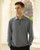 2401-DSJ Mens' L/S 1/4 Zip Polo