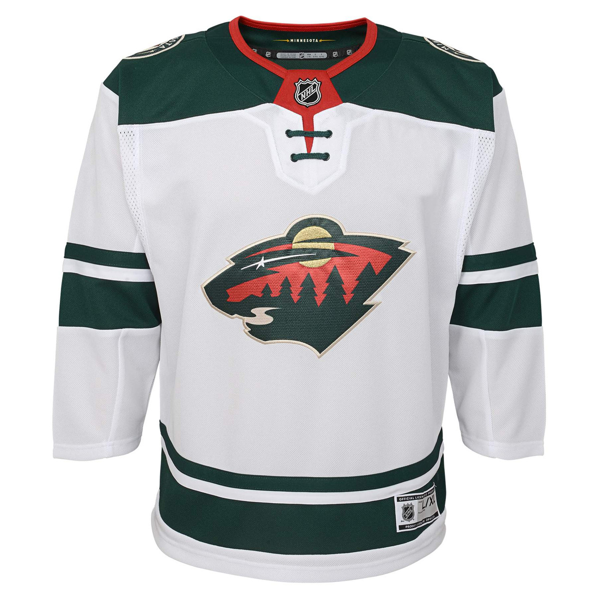 Minnesota Wild Youth Road Premier White Jared Spurgeon Jersey