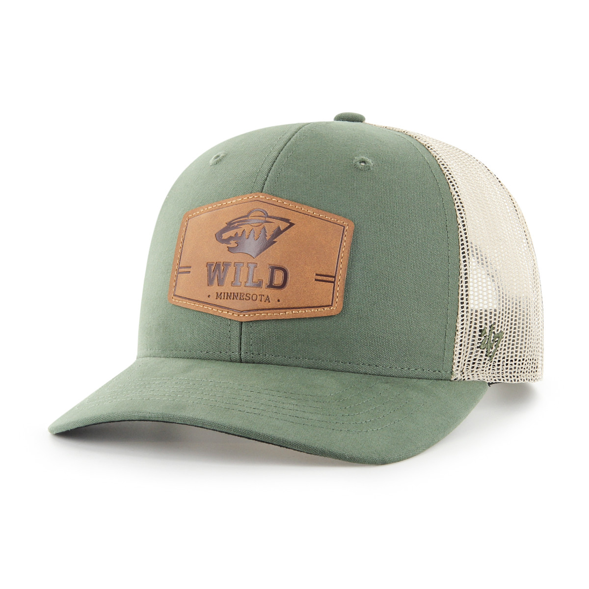 Minnesota Wild 47 Brand Rawhide Trucker Hat