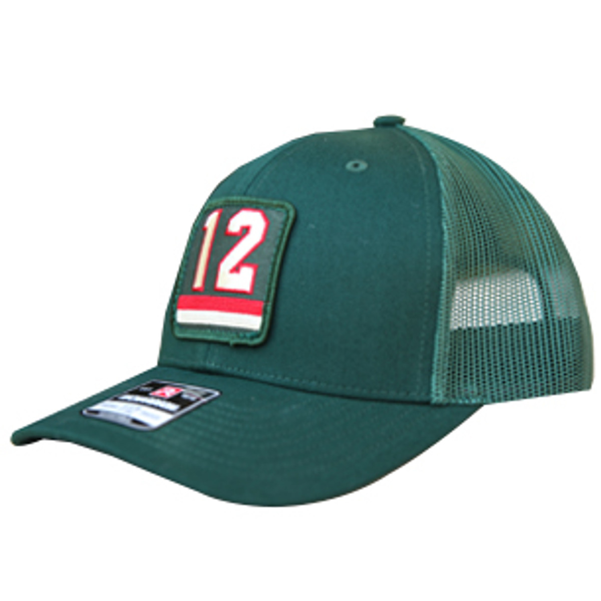 #12 Green Trucker Hat