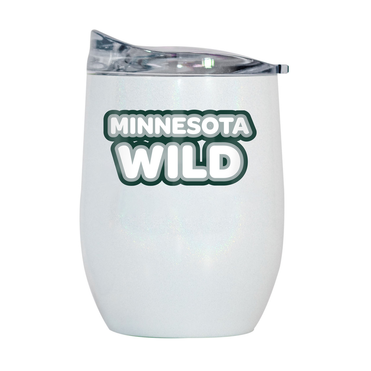 Minnesota Wild Iridescent Curved Beverage