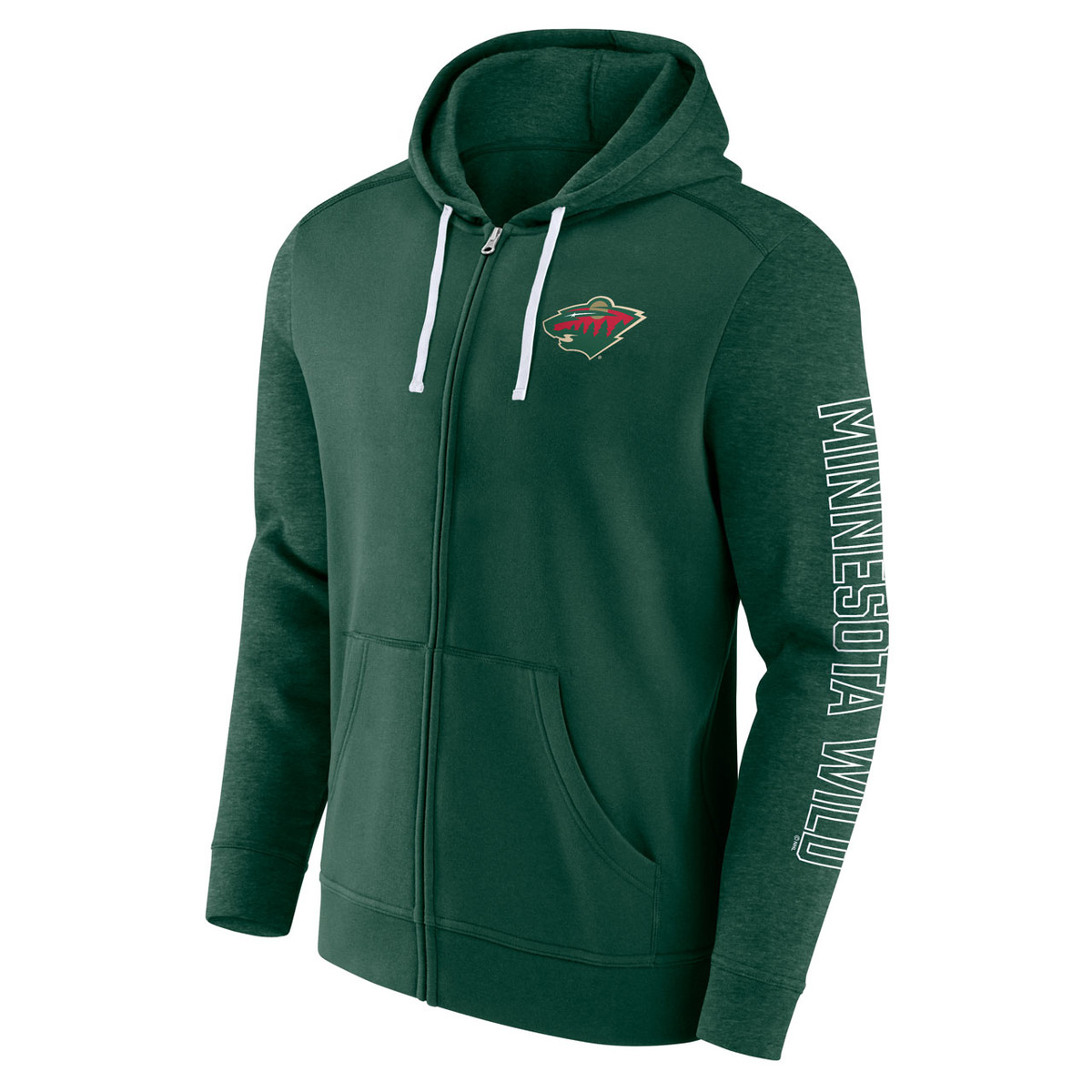 Minnesota Wild Offensive Line Full Zip Hood