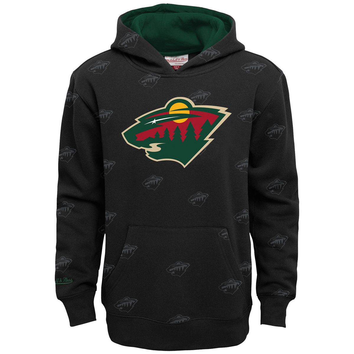 Minnesota Wild AOP Pullover Hood