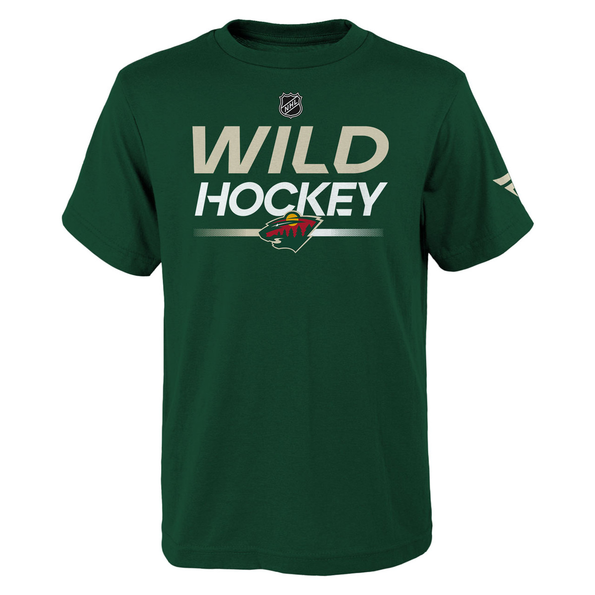 Minnesota Wild Youth APRO Wordmark Tee