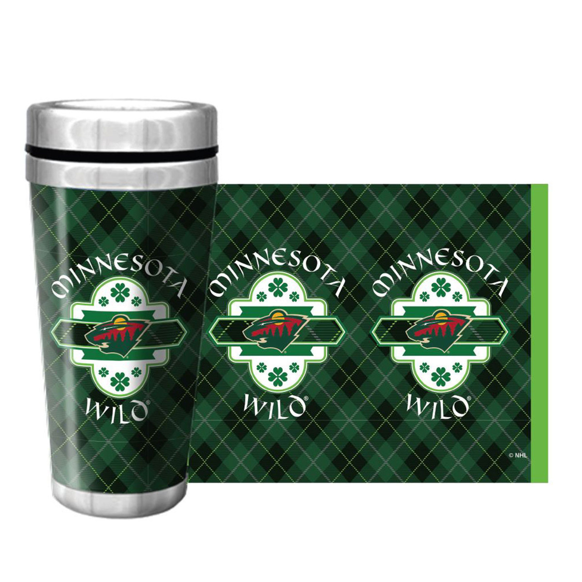 Minnesota Wild St Patricks Tumbler