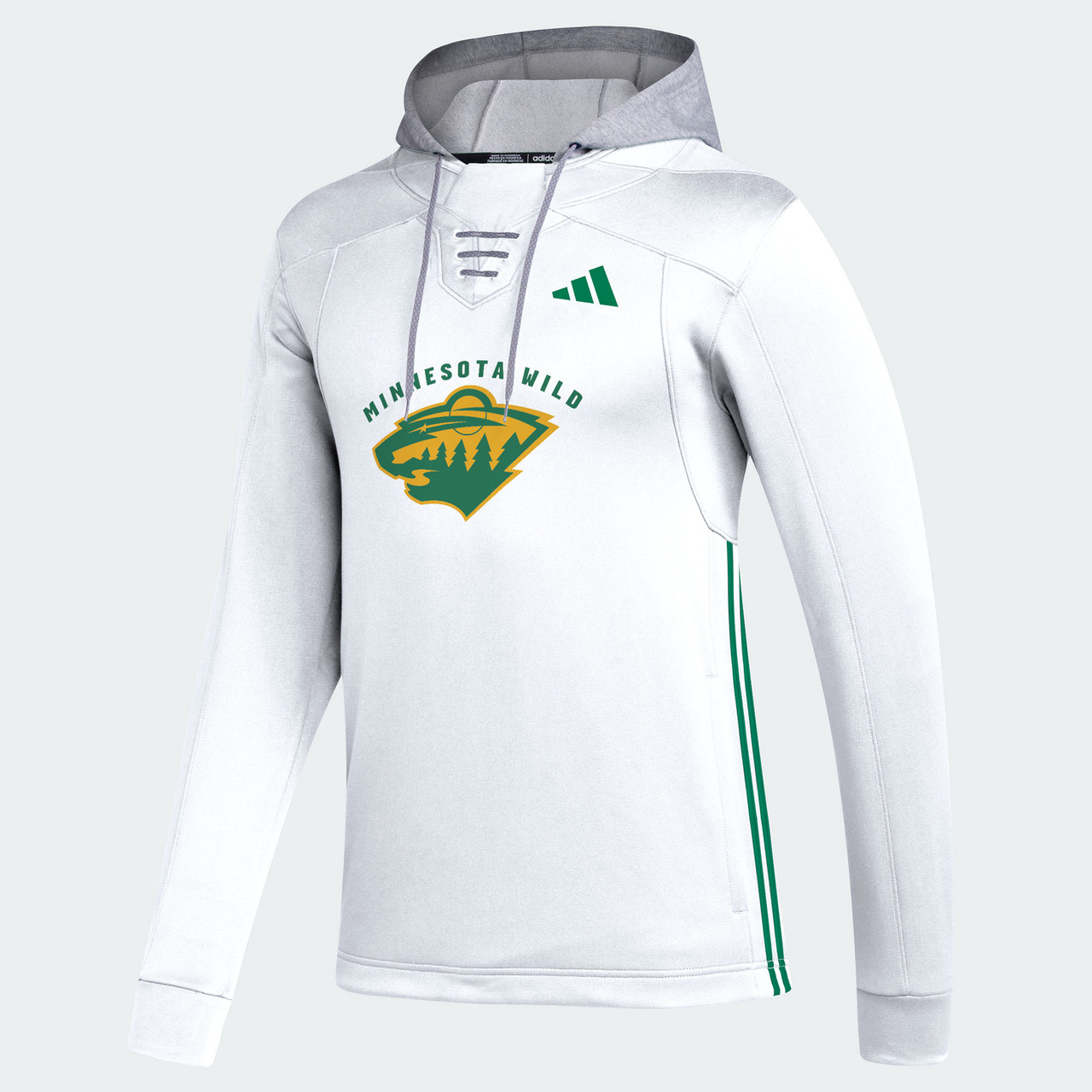 Minnesota Wild - Logo Raglan NHL Hoodie :: FansMania