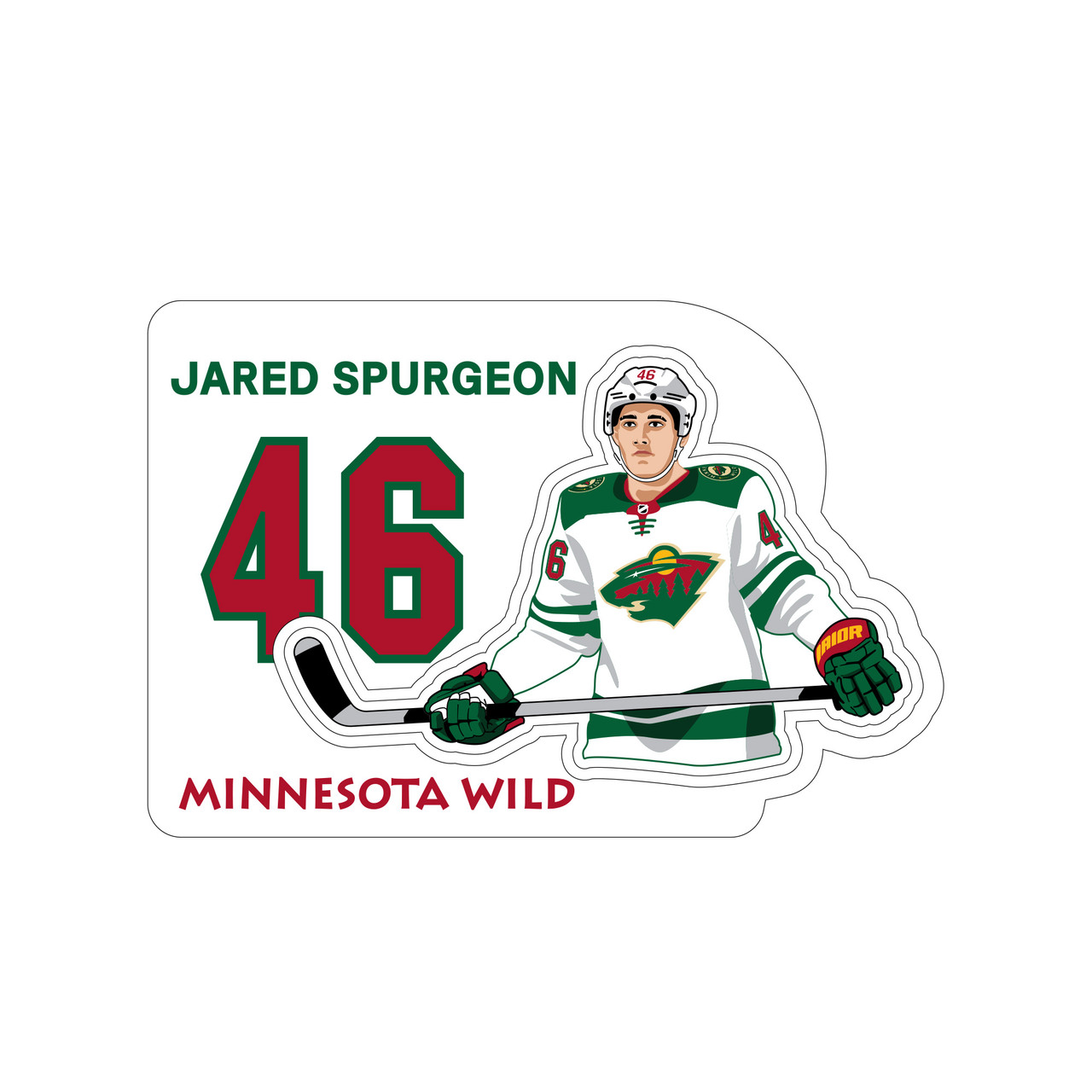 Alternate adidas Authentic Jared Spurgeon Jersey - Minnesota Wild