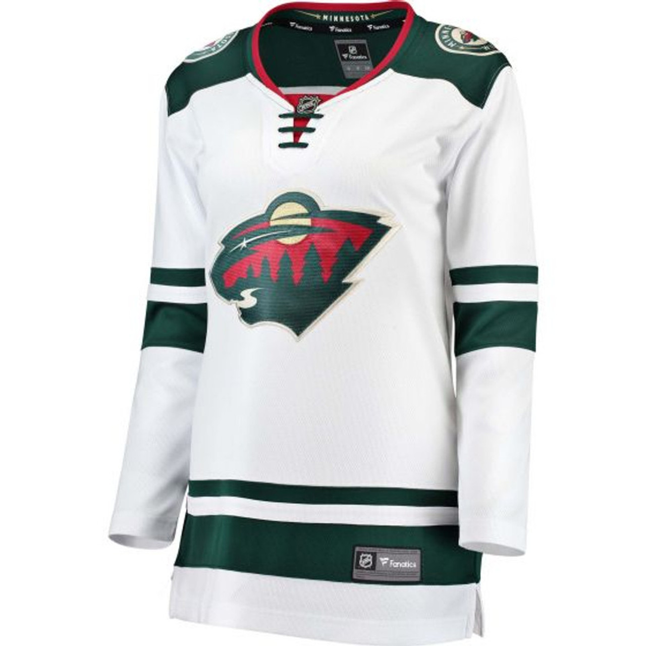 Minnesota Wild Reebok Premier Mens White Hockey Jersey - Mens Wild Jersey