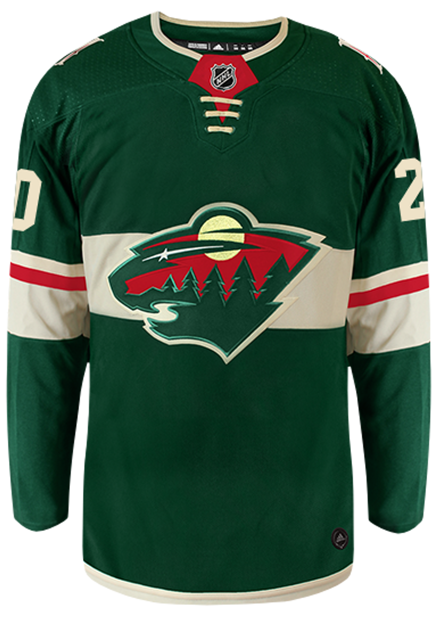 Alternate adidas Authentic Pat Maroon Jersey - Minnesota Wild Hockey Club