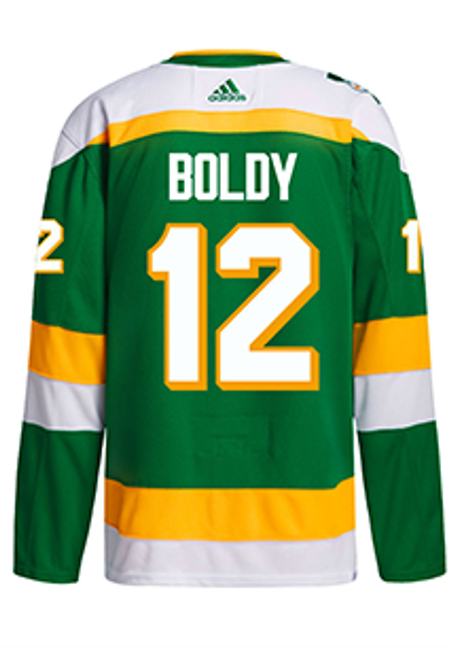 Matthew Boldy Minnesota Wild Autographed Fanatics Authentic 2022-23 Reverse  Retro Adidas Authentic Jersey