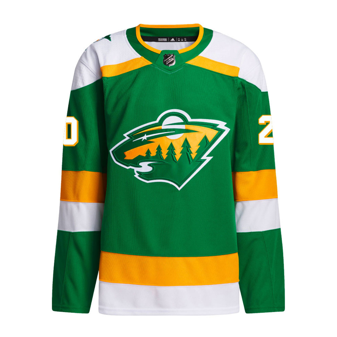 Alternate adidas Authentic Pat Maroon Jersey - Minnesota Wild Hockey Club