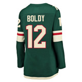 Minnesota Wild Women's Home Fanatics Green Matt Boldy Jersey