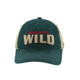 Minnesota Wild University 3D Adjustable Hat