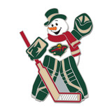 Minnesota Wild Snowman Goalie Pin