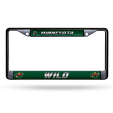 Minnesota Wild Black License Plate Frame