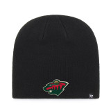 Minnesota Wild All Black Knit Hat