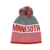 Minnesota Wild Stacked Stripe Knit Hat