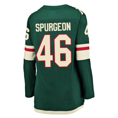 Outerstuff Minnesota Wild Youth Road Premier White Jared Spurgeon Jersey