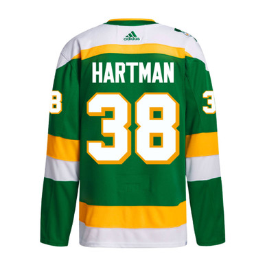 Ryan Hartman Signed Custom Retro Hockey Jersey