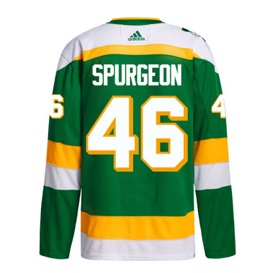 Minnesota Wild No46 Jared Spurgeon White Road Womens Jersey