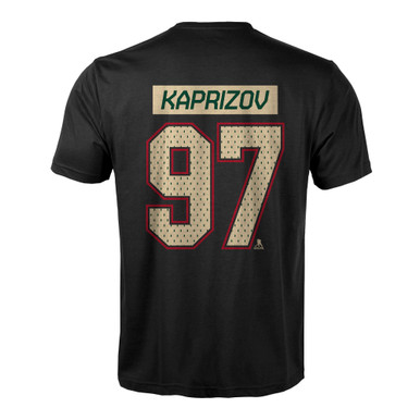 Outerstuff Youth Kirill Kaprizov Green Minnesota Wild Name & Number T-Shirt Size: Medium