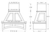 NWA Signature 36" Double Arched Panel Hood, Maple NWA-DWHRP02-36M