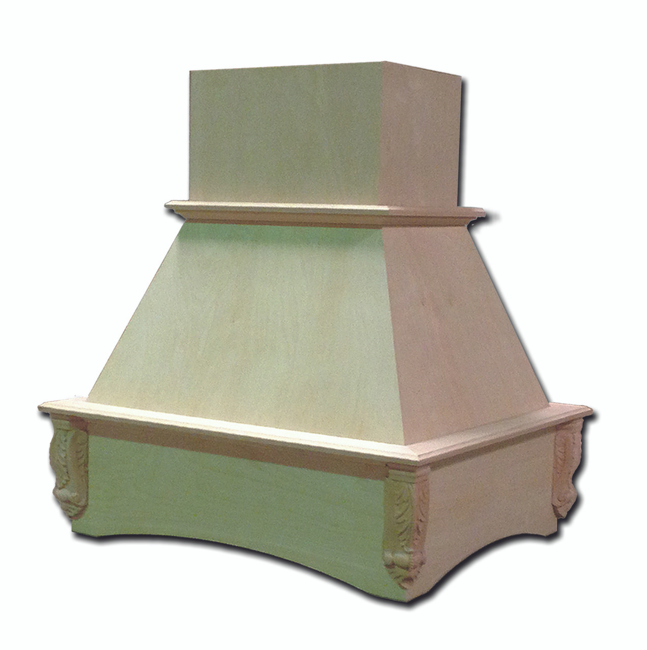 Castlewood 48" Acanthus Chimney Style Island Hood, SY-WICHAC48