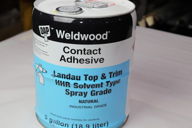 DAP Weldwood Contact Adhesive Top & Trim HHR Solvent Type Spray Grade 1  GALLON