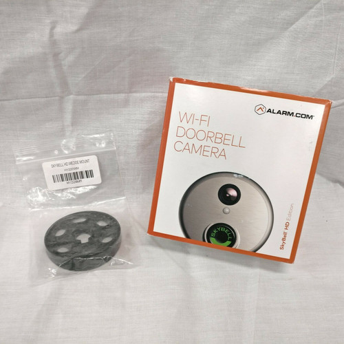 SkyBell HD Wi-Fi Night Vision Doorbell Camera Bronze w/ Wedge Mount Plate Bundle