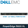 Dell EMC 12G PowerEdge R620XL - 10 Bay 2.5 Inch Small Form Factor - 1U Server - Configure to Order
